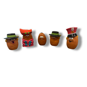 1992 McDonald's Halloween McNugget Buddies - Set of 5 Vintage Nugget Toys